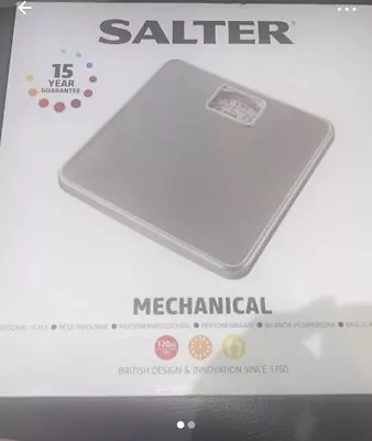 Salter Mechanical Personal Bathroom Scales Brand New In Box • £2.80