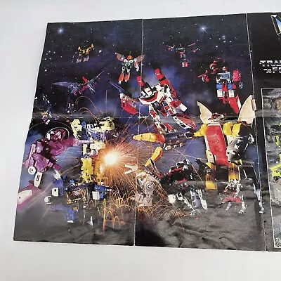 1985 Transformers Identification Construct Booklet Poster Checklist Hasbro SMALL • $24.94