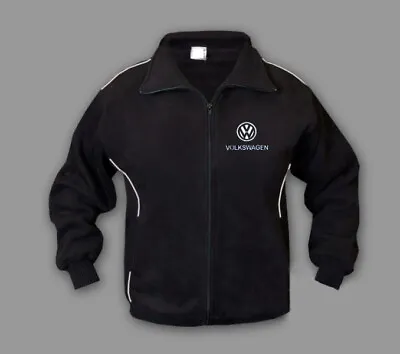 New Mans Fleece Jacket VW Jacket High Quality Embroidered Logos Volkswagen • $49.90