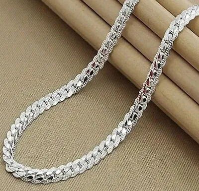 Mens Sterling 925 Silver 50*6cm Chain/Necklace. New In Gift Bag. Mens Jewellery  • £8.99