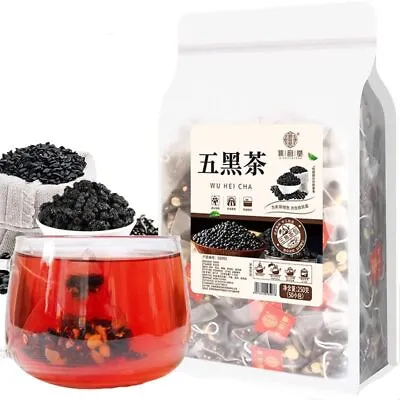 Five Black Tea Mulberry Black Wolfberry Tea Wu Hei TeaBag 250g (5g×50 Sachets) • $18.98