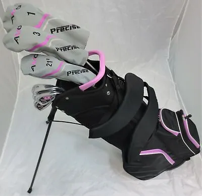 $459.99 • Buy NEW Womens Petite Golf Set Driver Wood Hybrid Irons Putter Ladies Clubs + Bag