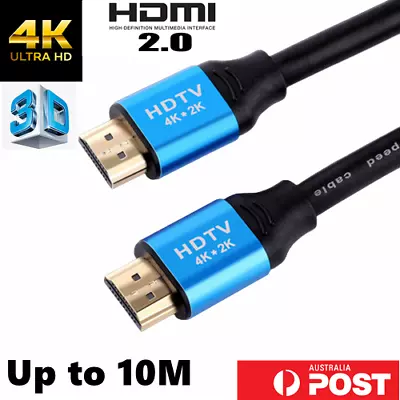 $34.99 • Buy Premium HDMI Cable V2.0 Ultra HD 4K 2160p 1080p 3D High Speed Ethernet HEC ARC
