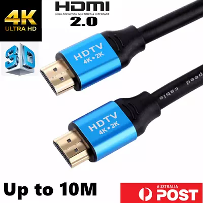 Premium HDMI Cable V2.0 Ultra HD 4K 2160p 1080p 3D High Speed Ethernet HEC ARC • $12.99