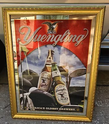 Collectible Yuengling Castle Bay North Carolina Golf Mirror Glass Beer... • $249.99