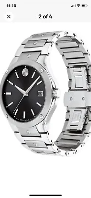 Movado SE Quartz Black Dial Unisex Watch 0607541 • $680