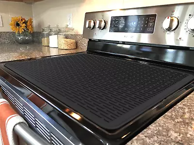 Silicone Electric Stove Cover Mat 28 X 20 Ceramic Stove Top Cover Heat Resistant • $32.99