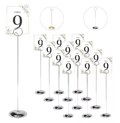 12 Pc Table Number Holder Stands • £25