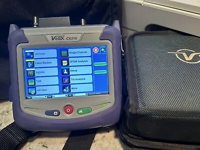 VeEX CX310 Cable Meter Installation Tool With Soft Case & Charger WORKING • $1525