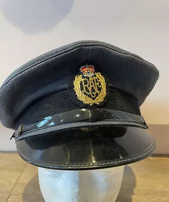 Vintage RAF Hat Genuine British Royal Air Force Enlisted Airman Cap 57 Cm PROP • £17