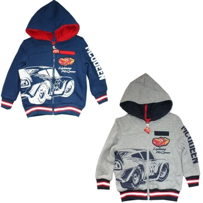 Boys RH1133 Disney Cars Warm Full Zip Hooded Sweatshirt Size: 3-8 Years • £19.99