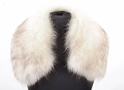 $59.90 • Buy U95 Real Blue Fox Fur Collar Stole Soft Scarf Shawl Farmer Fox - Fuchs Kragen