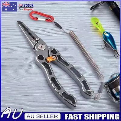 Titanium Alloy Fish Control Pliers Convenient Fishing Pliers For Angler Supplies • $20.26