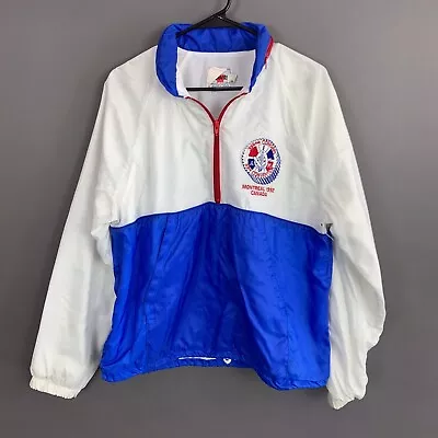 1992 MWG Montreal Canada A Of M Convention Pullover Half Zip Windbreaker Med • $28