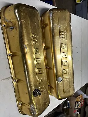 MOROSO BBC Valve Covers Anodized Gold • $145