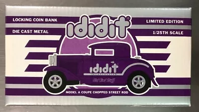Liberty Classics Model A Coupe Chopped Street Rod 1/25th Scale Locking Bank. • $24.99