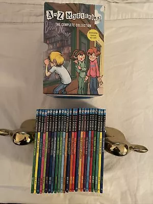 A To Z Mysteries - Collection By Ron Roy Box Set Missing C & R In Poor Cond READ • $49.99