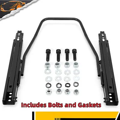 Front Seat Slider Dual Lock Seat Mounting Track Assembly Universal Mount Rail • $26.19