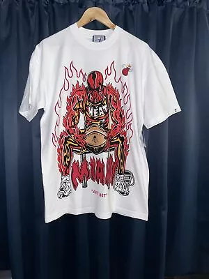 Warren Lotas “White Hot” Miami Heat T-shirt- Large • $120