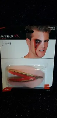 Halloween Scary Zombie Zip Zipper Make Up Kit Fake Blood Horror Party Face Paint • £3.08