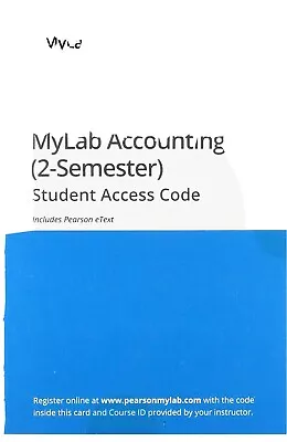 Intermediate Accounting Online Code MyAccountingLab With Pearson • $55