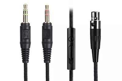 220cm 3-Pin Mini XLR Female PC Gaming Nylon Audio Cable -Universal • $19.99