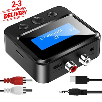 £12.89 • Buy Bluetooth Transmitter Receiver, 5.0 Bluetooth Adapter 2-in-1 Audio Adapter PC/TV