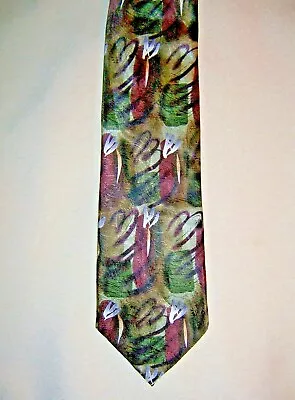 100% Silk J. Garcia Men's Neck Tie Excellent Pre Owned Condition • $9.99