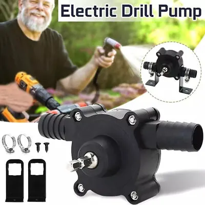 $8.99 • Buy Hand Electric Drill Drive Self Priming Powered Oil Fluid Water Transfer Pump US