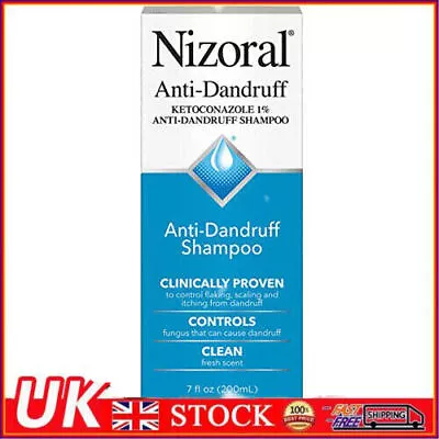 Nizoral Anti-Dandruff Shampoo With 1% Active Fresh Scent 7 Fl Oz UK • £9.95