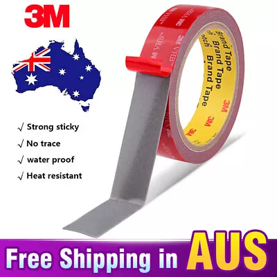 Vehicle 3M Strong Permanent Double Sided Super Sticky Versatile Roll Tape Craft • $4.88