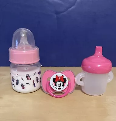 Baby Alive Pacifier/bottle Magnetic  And Sippy Cup  • $16