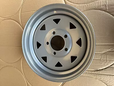 13 X 4.5 Silver Painted Trailer Wheel 5 On 4.5 • $29