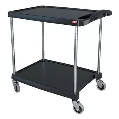 Metro My2030-24Bl Utility Cart With Lipped Plastic Shelves Polymer (Shelf) • $214.99