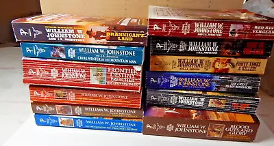 William W. Johnstone/J.A. Johnstone  Lot Of 12 Western Paperbacks Various Series • $11