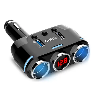 Car Charger Dual USB Cigarette Lighter Adapter 2 Socket Splitter Multi Power • $24.99