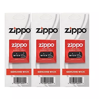 3 X Pack Of 100% Genuine Zippo Lighter Wick • £4.69