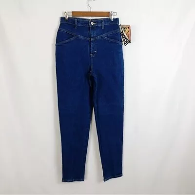 Vintage Women's Jeans Western Size 10 Blue Bareback 80s 90s Action West Sears • $35