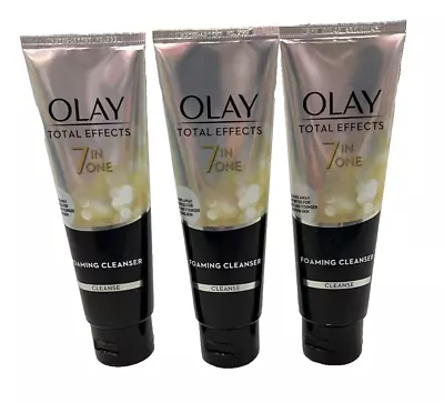 Olay Face Wash Total Effects 7 In 1 Foaming Cleanser 100g (Pack Of 3) • $17.99