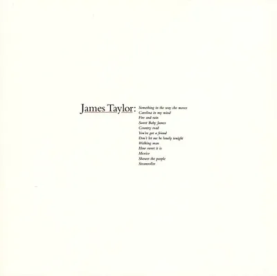 James Taylor ‎– Greatest Hits : Warner ‎– R1 3113 SEALED VINYL LP 180g GATEFOLD • $31.90