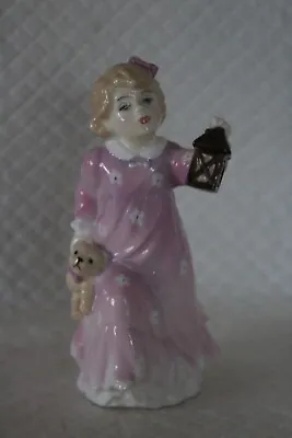 £18 • Buy Royal Doulton HN3762 Time For Bed Girl With Lantern & Teddy 13cm Figurine - VGC