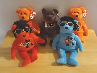 Ty Beanie Baby ELVIS PRESLEY Bear 5 Pc Lot Reeses Cocoa Walgreen Exclusive MWMT  • $22.99