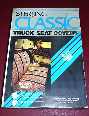 Vtg. STERLING Classic Truck ROUGH RIDER #3430 1 Standard Pickup Bench Seat Cover • $100