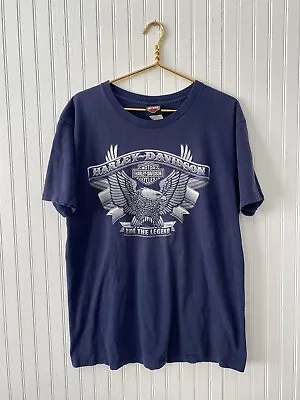 Harley Davidson Barnetts Las Cruces New Mexico Eagle Shirt Sz L Motorcycle • $18