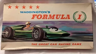 £30 • Buy Vintage Waddington Formula 1 Car Racing Board Game Good Condition 100% Complete