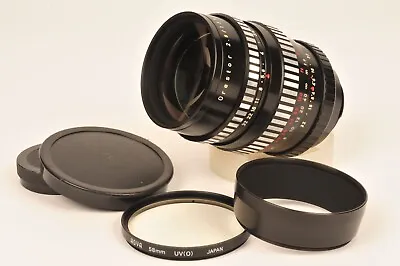 Meyer-Optik Gorlitz Orestor 135mm F/2.8 Pre-Set Lens With Caps & Hood Exa Mount • £85