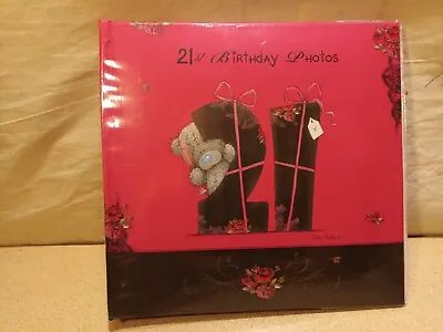 Tatty Teddy Happy 21st Birthday Photo Album -  Holds 152 Photos 6x4  • £10