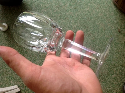 $18 • Buy IRELAND Vintage 7  WATERFORD Crystal Glass KILDARE 10 Oz. Water Goblet