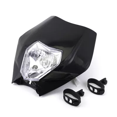 Headlight Head Light For SUZUKI DR-Z400 E/S/SM DRZ400SM DRZ400S DRZ400E Black • $30.43