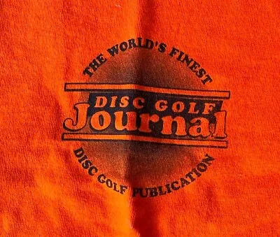 XL  Disc Golf Journal (40 Years Old)  T-Shirt Innova Discraft Vibram Frisbee • $75